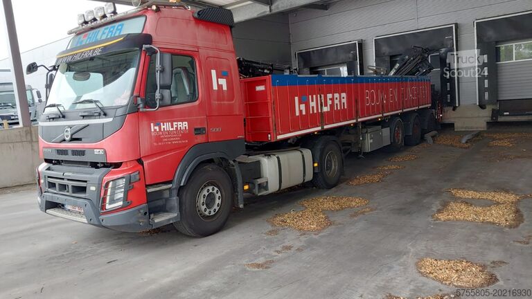 Camión con plataforma de carga abierta Volvo FMX 500
