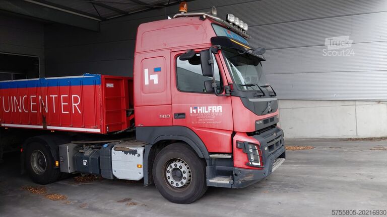 Vrachtauto met open laadbak Volvo FMX 500