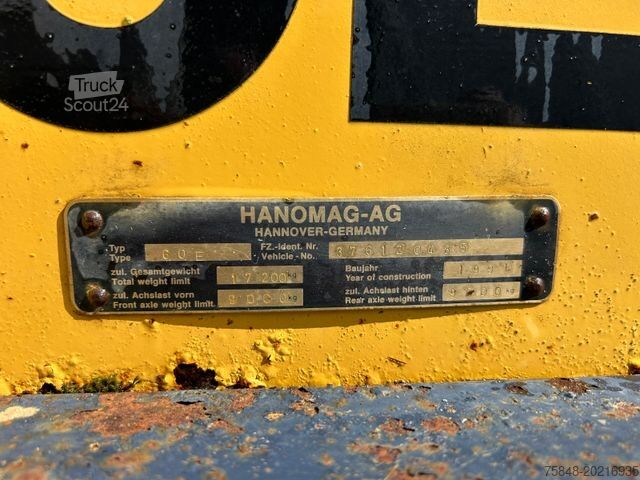 Ładowarka kołowa HANOMAG 60E-Komplett oder in Ersatzteilen