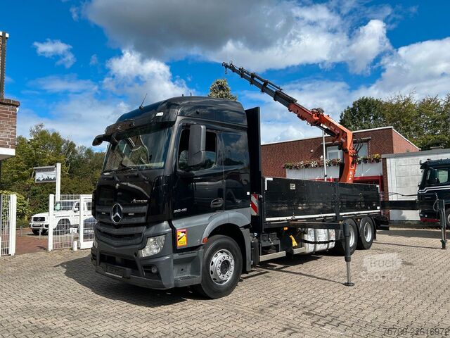 Kuorma-autoon asennettu nosturi MERCEDES-BENZ 2648 Pritsche + ATLAS 290.2.E Kran 6x4