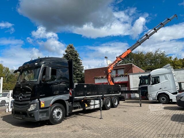 Kuorma-autoon asennettu nosturi MERCEDES-BENZ 2648 Pritsche + ATLAS 290.2.E Kran 6x4