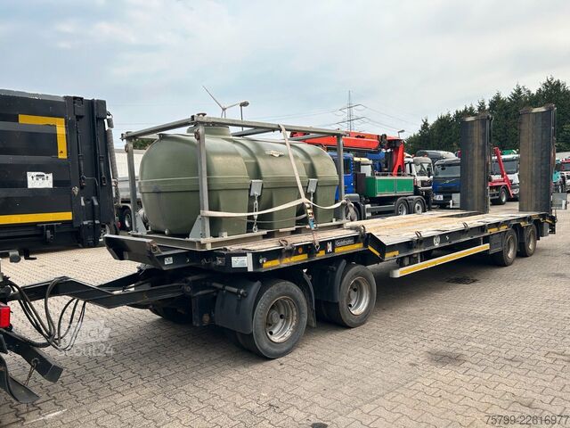 مقطورة منخفضة التحميل GOLDHOFER Deichselanhänger Tieflader TU-L 4  mit 4 Achsen