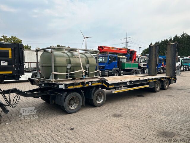 مقطورة منخفضة التحميل GOLDHOFER Deichselanhänger Tieflader TU-L 4  mit 4 Achsen