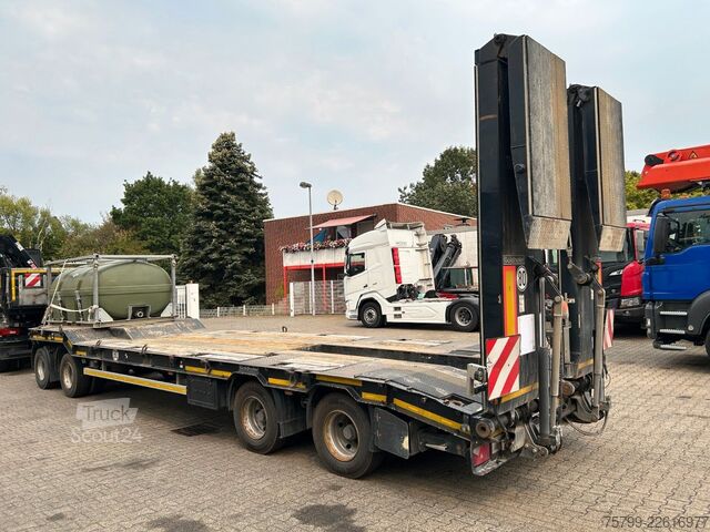 مقطورة منخفضة التحميل GOLDHOFER Deichselanhänger Tieflader TU-L 4  mit 4 Achsen