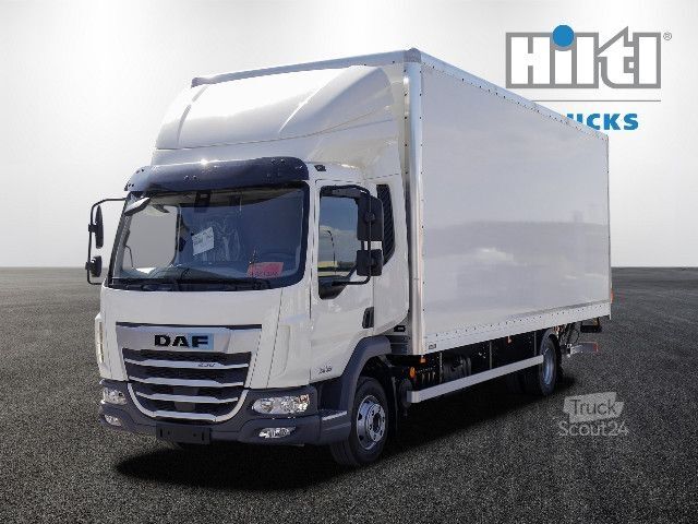 Vrachtwagen met bakwagen DAF XB230, 12t Koffer, LBW,