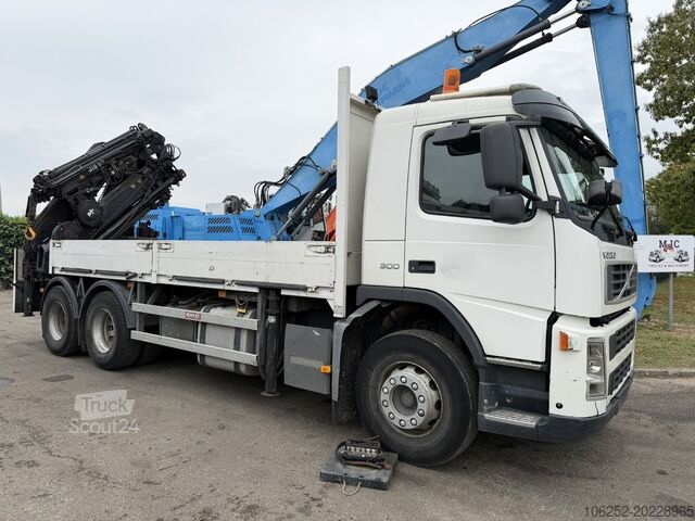 Darus teherautó Volvo FM 300 6x4 + (25.8m!) CRANE HIAB 245 E-5 + JIB ...