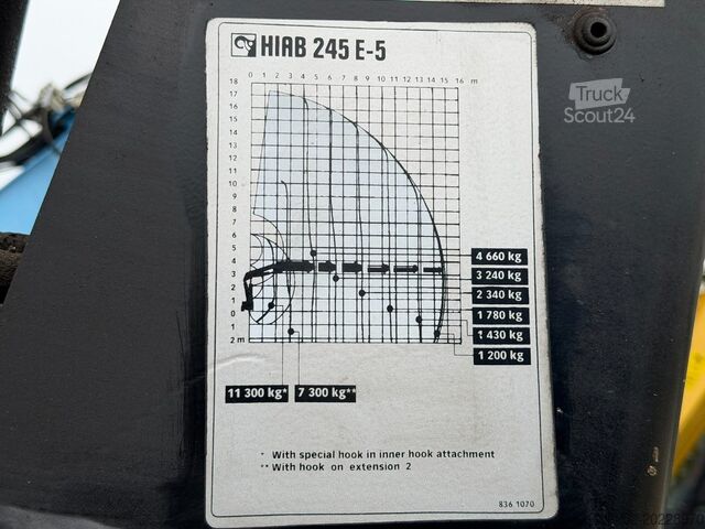 Dépanneuse Volvo FM 300 6x4 PRITSCHE + (25.8m!) KRAN HIAB 245 E-...