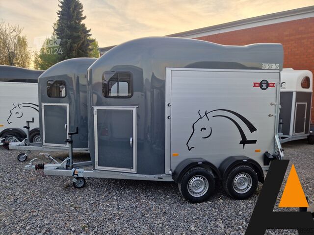 Remolque para caballos Cheval Liberté GOLD ORIGINS Alu 2 Pferde Sattelkammer