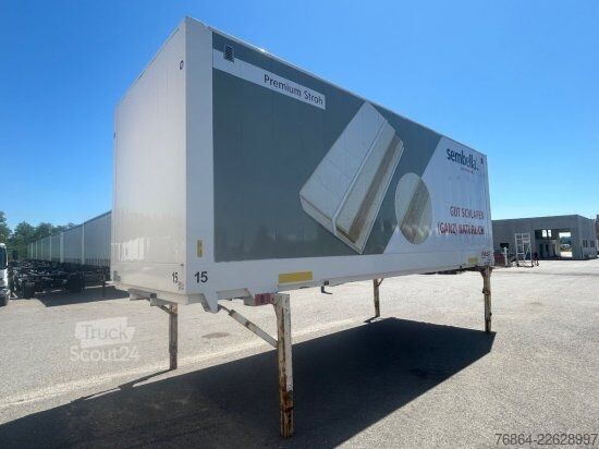 Remorque à châssis interchangeable KRONE DRYBOX KOFFER WK 7.3 STG MEHRERE EINHEITEN VERFüGBAR 7,45 METER GESAMTLäNGE
