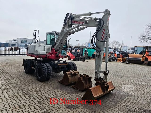 Pelle sur roues Takeuchi TB175W 3 Buckets!