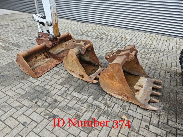 Pelle sur roues Takeuchi TB175W 3 Buckets!