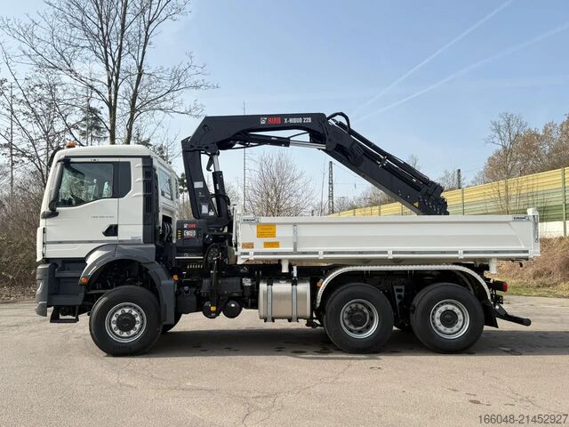 Kipper met kraan MAN TGS 28.440 TGS 28.440 6x4-4/3-Seiten- Kipper / ...