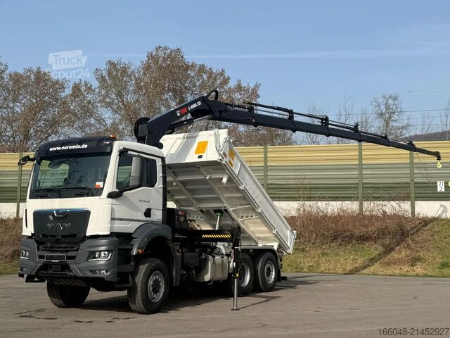 Kipper met kraan MAN TGS 28.440 TGS 28.440 6x4-4/3-Seiten- Kipper / ...