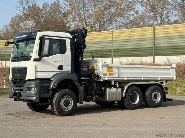 Kipper met kraan MAN TGS 28.440 TGS 28.440 6x4-4/3-Seiten- Kipper / ...