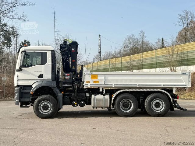 Kipper met kraan MAN TGS 28.440 TGS 28.440 6x4-4/3-Seiten- Kipper / ...