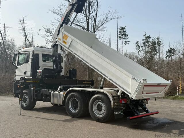 Kipper met kraan MAN TGS 28.440 TGS 28.440 6x4-4/3-Seiten- Kipper / ...