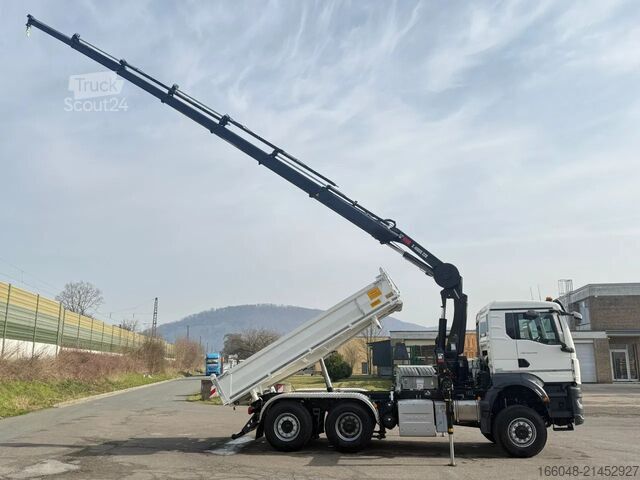 Wywrotka z dźwigiem MAN TGS 28.440 TGS 28.440 6x4-4/3-Seiten- Kipper / ...