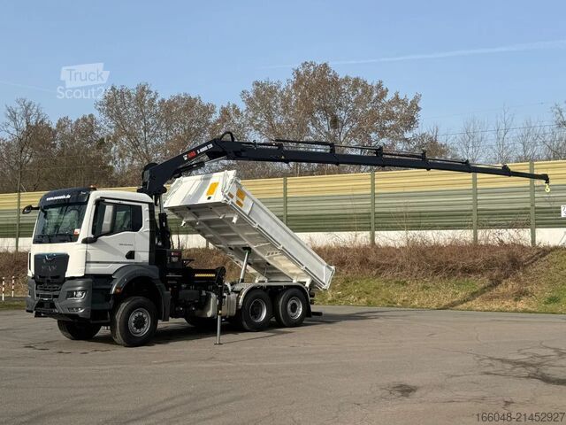 Wywrotka z dźwigiem MAN TGS 28.440 TGS 28.440 6x4-4/3-Seiten- Kipper / ...