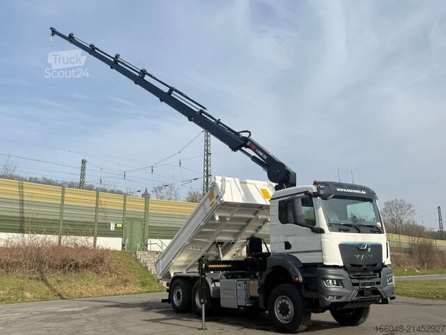 Wywrotka z dźwigiem MAN TGS 28.440 TGS 28.440 6x4-4/3-Seiten- Kipper / ...
