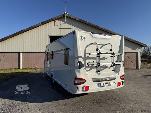 Caravane Sprite Cruzer 495 SR 1. Hand/Heckbad