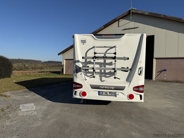 Caravane Sprite Cruzer 495 SR 1. Hand/Heckbad