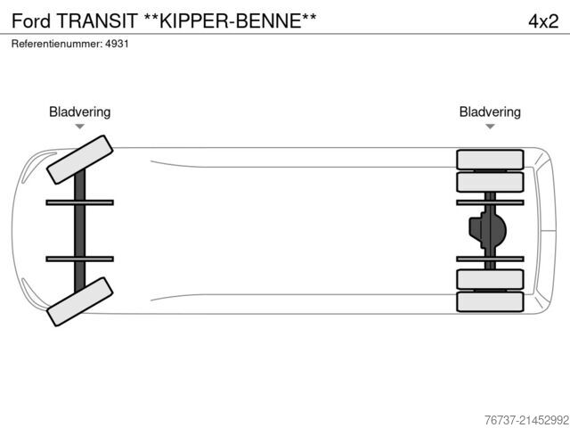 Самосвал Ford TRANSIT **KIPPER-BENNE**