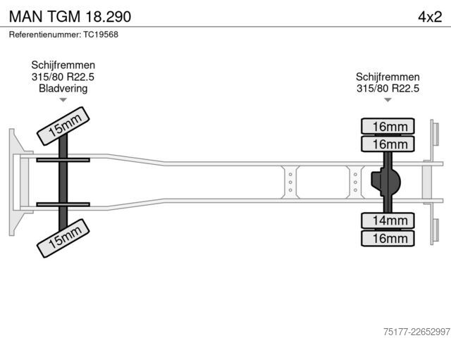 Resväska MAN TGM 18.290