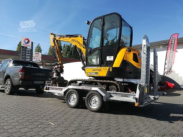 Aanhangwagen (auto) Brian James Trailers Digger Plant 3500kg 2840kg Nutzlast