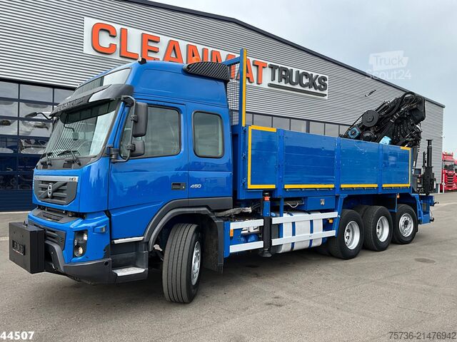 Camion-grue Volvo FMX 450 8x4 Hiab 63 Tonmeter laadkraan + Fly-Jib