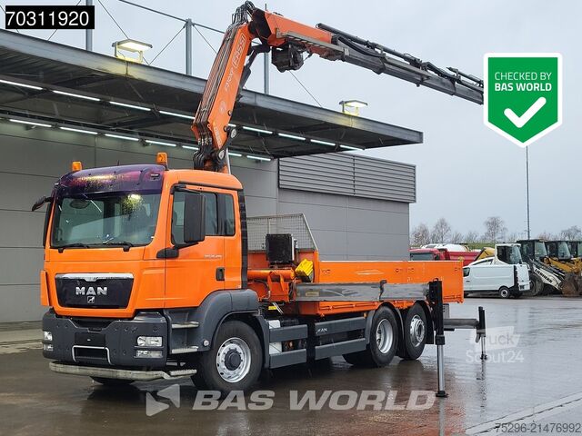 Open laadbak MAN TGX 26.480 6X4 Hydrodrive Fassi F310 5x Extensi...