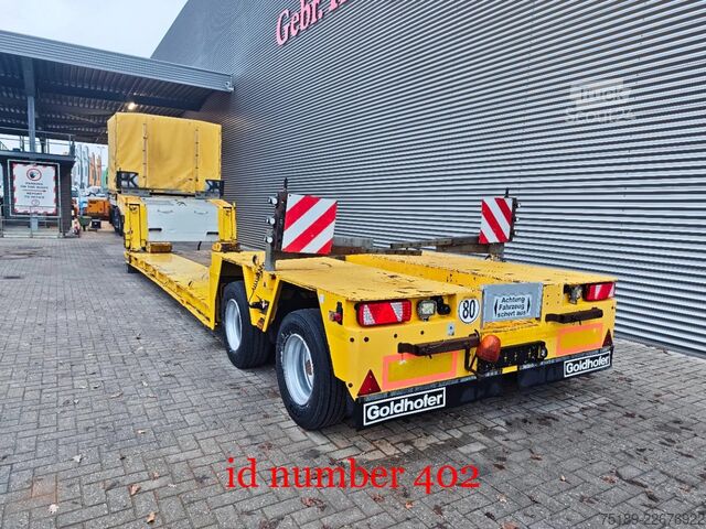 Carregador baixo Goldhofer MPA-V 2-34/80A 5.4 Meter Extandable New TUV!