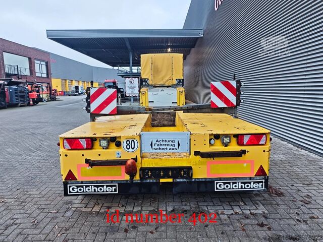 Carregador baixo Goldhofer MPA-V 2-34/80A 5.4 Meter Extandable New TUV!