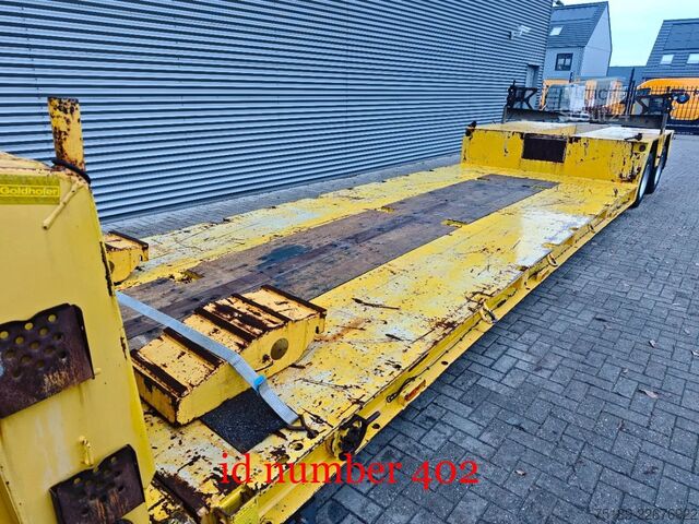 Carregador baixo Goldhofer MPA-V 2-34/80A 5.4 Meter Extandable New TUV!