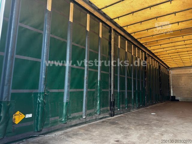 Open semitrailer with tarp SCHMITZ CARGOBULL SCB*S3T MegaTrailer Curtainsider Edscha-Verdeck