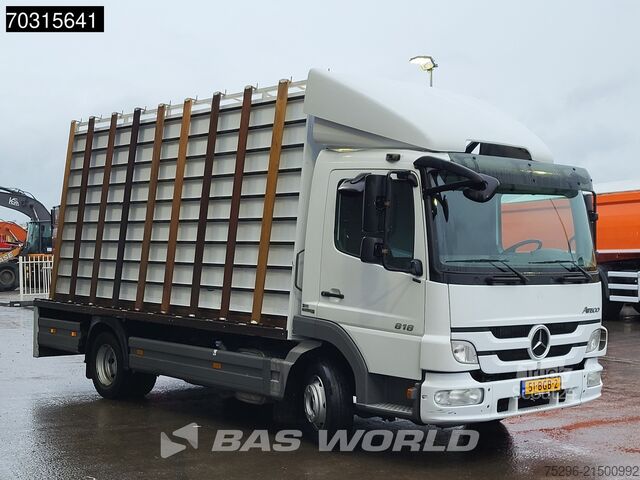 Box body Mercedes Atego 818 Atego 4X2 NL-Truck Glass transport tr...