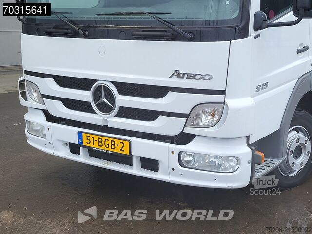 Box body Mercedes Atego 818 Atego 4X2 NL-Truck Glass transport tr...