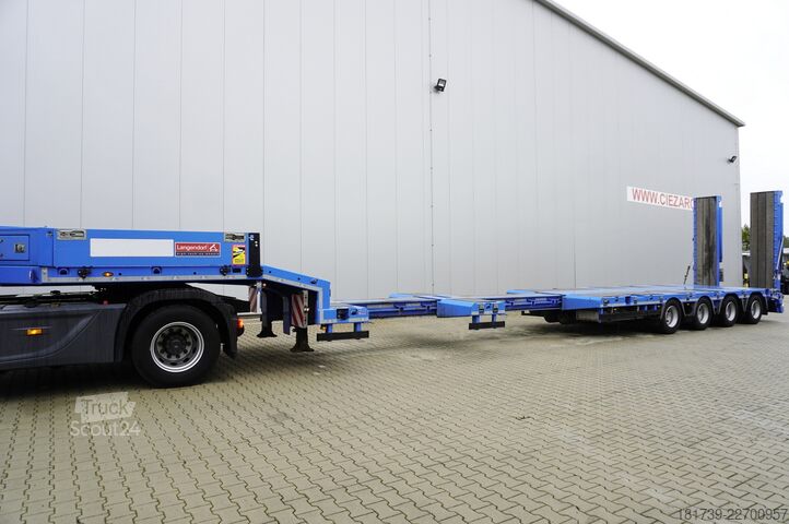Nízkopodlažní návěs LANGENDORF ST-4 VB low-bed semi-trailer/ extendable