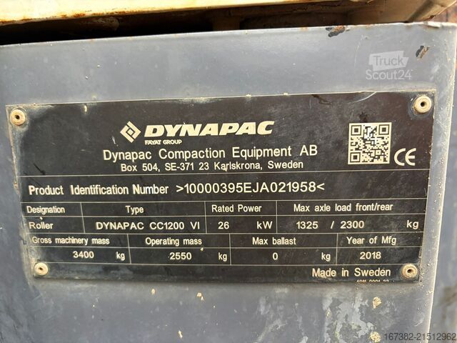 тандемен валяк Dynapac CC1200