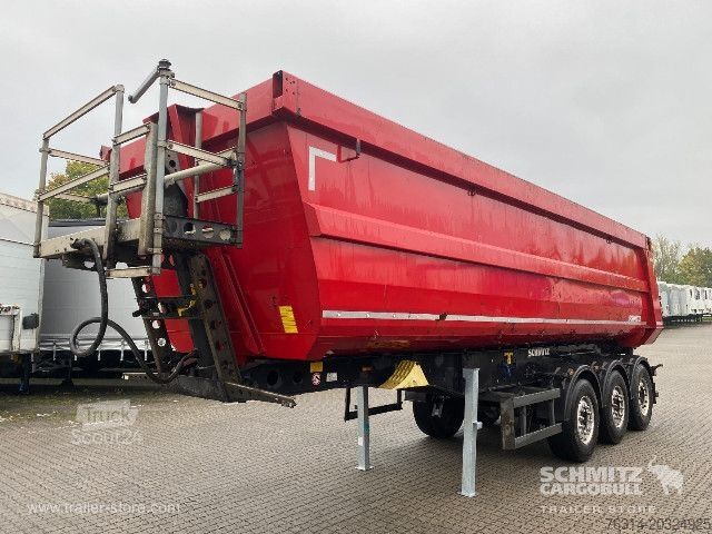 Pašizgāzēja puspiekabe Schmitz Cargobull Kipper Stahlrundmulde 37m³