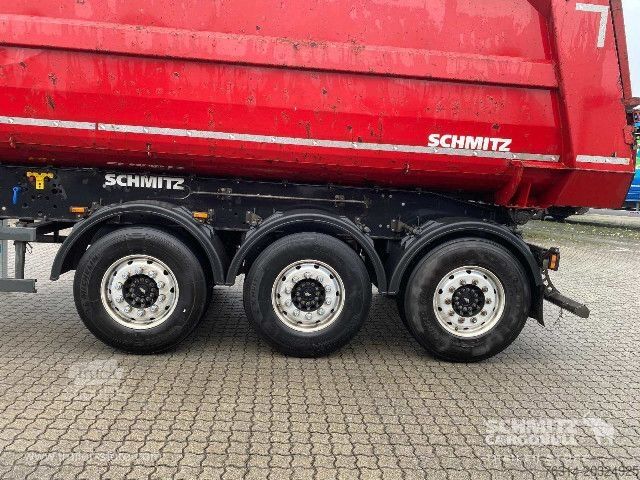 Pašizgāzēja puspiekabe Schmitz Cargobull Kipper Stahlrundmulde 37m³