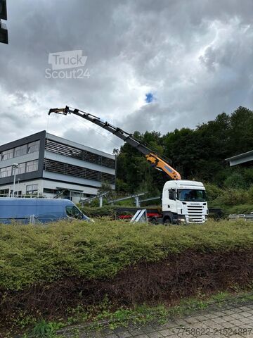 Jeřáb na nákladním automobilu Scania R500 Effer 85ton/meter Jip Ladekran/Auto