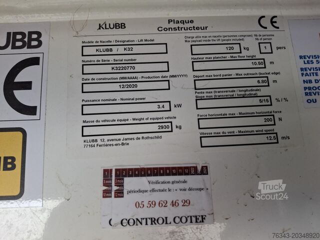 Panel van RENAULT MASTER L2H2 2.3 DCI 145 - KLUBB K32
