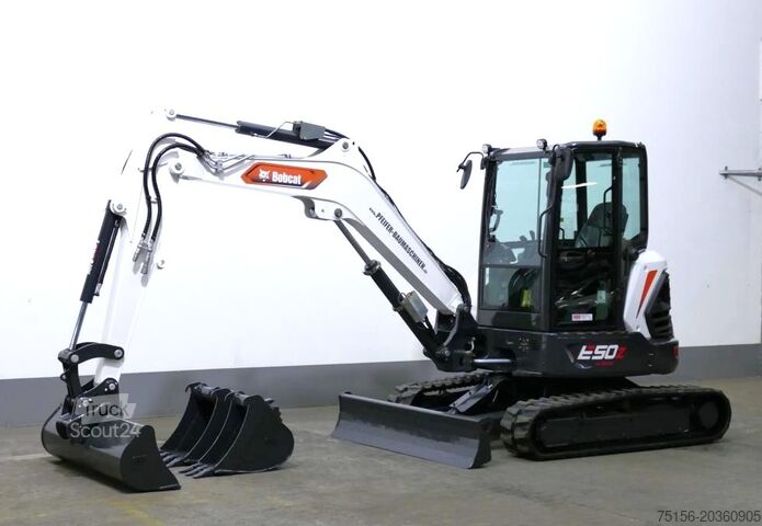 Міні -екскаватор Bobcat E50Z - 3x Löffel (40 45 48 55 58 60 250