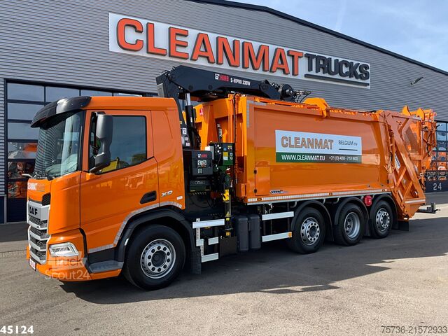 Refuse collection vehicle DAF FAQ XD 410 Euro 6 Hiab 23 Tonmeter laadkraan