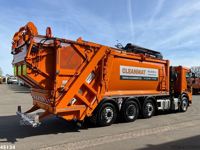 Refuse collection vehicle DAF FAQ XD 410 Euro 6 Hiab 23 Tonmeter laadkraan