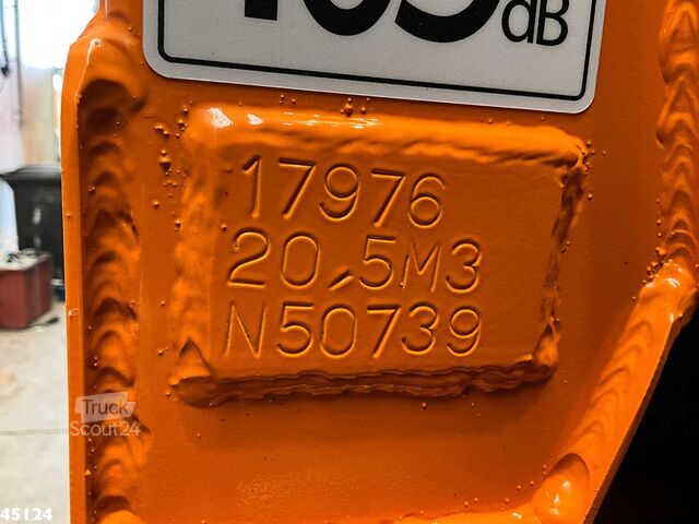 Abfallsammelfahrzeug DAF FAQ XD 410 Euro 6 Hiab 23 Tonmeter laadkraan