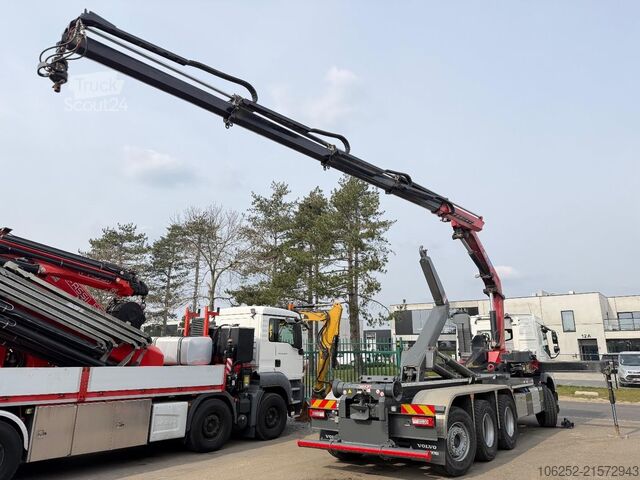 Système de bras à crochet Volvo FMX 500 8x4 TRIDEM HOOKLIFT + CRANE HMF 2320 K4...
