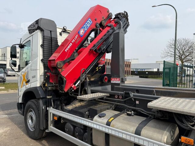 Système de bras à crochet Volvo FMX 500 8x4 TRIDEM HOOKLIFT + CRANE HMF 2320 K4...