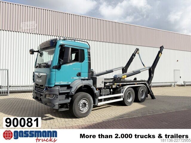 Tovornjak prekucnik MAN TGS 26.520 6x4 BL, Hyva Tele-Absetzanlage TS 2018