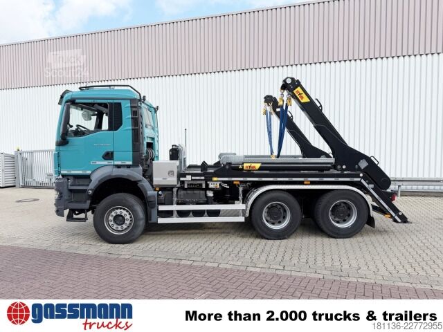 Tovornjak prekucnik MAN TGS 26.520 6x4 BL, Hyva Tele-Absetzanlage TS 2018
